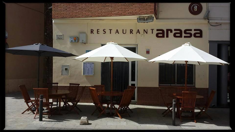 Hostal Restaurante Arasa Saint Barbara Bagian luar foto