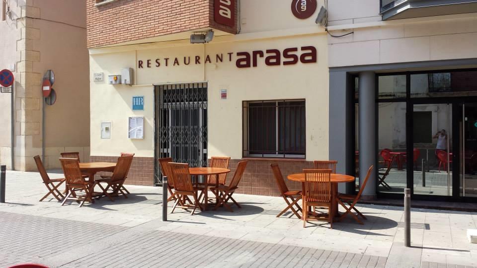 Hostal Restaurante Arasa Saint Barbara Bagian luar foto